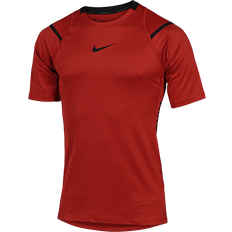 Nike Pro AeroAdapt Short-Sleeve Top Men - Dune Red/Black