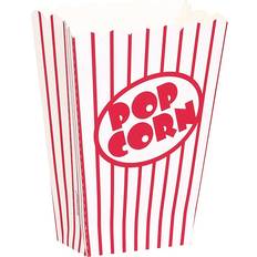 Unique Party Popcorn Box Red/White 8-pack