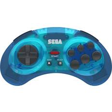 Retro-Bit Sega Mega Drive 8-B Wireless Controller - Blue