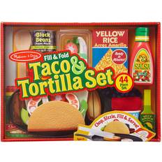 Melissa & Doug Spielzeuglebensmittel Melissa & Doug Fill & Fold Taco & Tortilla Set