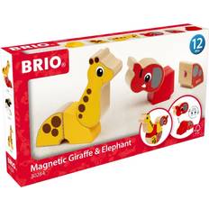 Elefanter Byggeleker BRIO Magnetic Giraffe & Elephant 30284