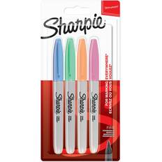 Sharpie Stifte Sharpie Fine Point Permanent Marker Assorted 4 Pack