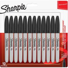 Sharpie Stifte Sharpie Fine Point Permanent Marker Black 12 Pack