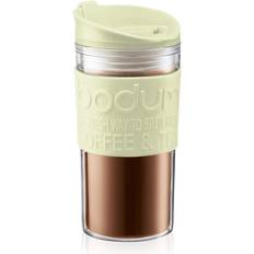 Bodum Travel Mug Vacuum Travel Mug, 0.60l, 20oz, S/S Off White