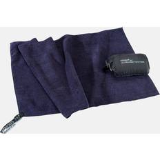 Mikrofiber Badehåndklær Cocoon Terry Badehåndkle Blå (90x50cm)