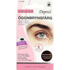 Kombinert hud Øyenbryns- & Øyevippefarger Depend Ögonbrynsfärg #9002 Brunsvart