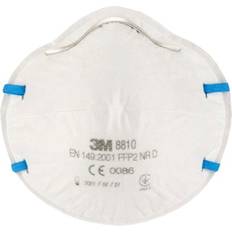 Hvite Munnbind & Åndedrettsvern 3M Respiratory Protection 8810 FFP2 3-pack