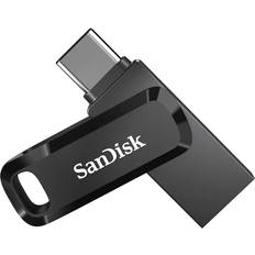 256 GB - USB 3.0/3.1 (Gen 1) Minnepenner SanDisk USB 3.1 Dual Drive Go Type-C 256GB