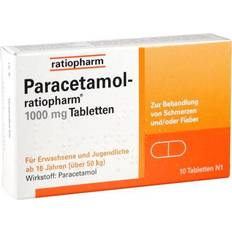 Schmerzen & Fieber Rezeptfreie Arzneimittel Paracetamol 1000mg 10 Stk. Tablette