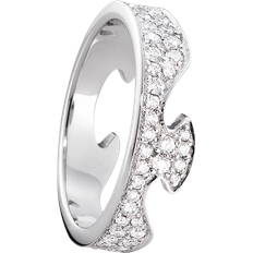 Georg Jensen Fusion End Ring - White Gold/Diamonds