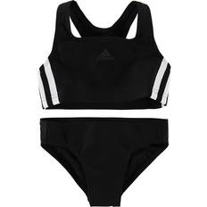 Mädchen Bikinis adidas Girl's 3-Stripes Bikini - Black/White (DQ3318)