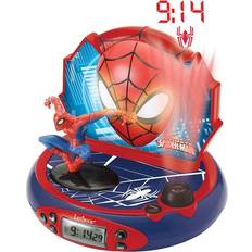 Rot Wecker Lexibook Spider Man Projector Alarm Clock Radio