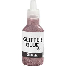 Creotime Glitter Glue Rose 25ml