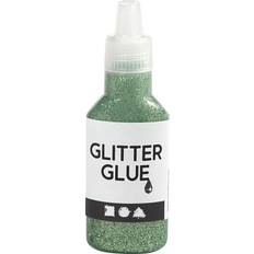 Creotime Glitter Glue Green 25ml