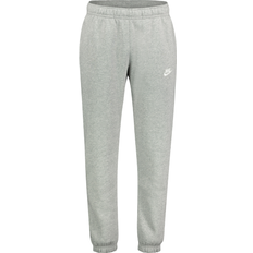 Baumwolle - Herren Hosen & Shorts Nike Sportswear Club Fleece Joggers - Dark Gray Heather/Matte Silver/White