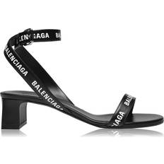 Sandaletter Balenciaga Round Sandal 40mm - Black/White