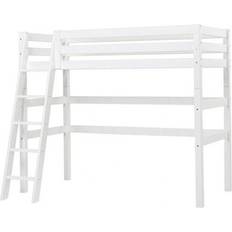 Køyesenger HoppeKids Premium Halfhigh Bed with Slant Ladder 90x200cm