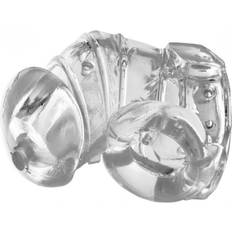 TPR Kyskhetsanordninger Master Series Detained 2.0 Restrictive Chastity Cage with Nubs