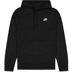 Nike Sportswear Club Fleece Pullover Hoodie Black White Price