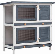 vidaXL Outdoor Rabbit Hutch 4