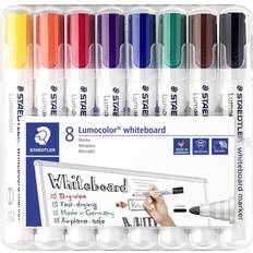 Staedtler Lumocolor Whiteboard Marker 351 with Bullet Tip 8-pack