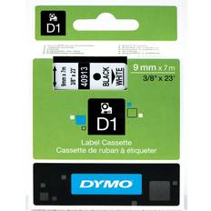 Dymo Merkemaskiner & Etiketter Dymo Label Cassette D1 Black on White 0.9cmx7m
