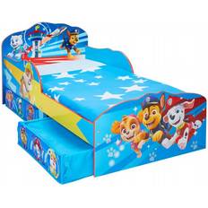 Ablagemöglichkeiten Kinderbetten Hello Home Paw Patrol Toddler Bed with Storage 77x143cm