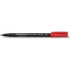 Tekstiltusjer Staedtler Lumocolor Permanent Pen F 318 Red 0.6mm