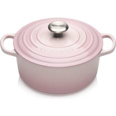 Le Creuset Shell Pink Evolution with lid 1.11 gal 9.449 "