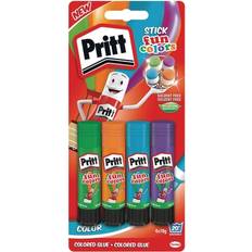 Wasserbasiert Papierkleber Henkel Pritt Fun Color Glue Stick 4x10g