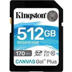 512 GB - SDXC Speichermedium Kingston Canvas Go! Plus SDXC Class 10 UHS-I U3 V30 170/90MB/s 512GB