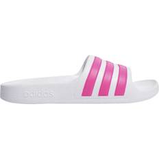 Adidas Tøfler Adidas Kid's Adilette Aqua - Footwear White/Real Magenta/Footwear White