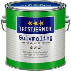 Trestjerner Interiørmaling Trestjerner - Gulvmaling Hvit 2.7L