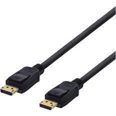 DisplayPort-DisplayPort - DisplayPort-kabler - Han - Han Deltaco DisplayPort-DisplayPort 1.2 2m