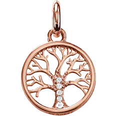 Thomas Sabo Karma Tree of Live Pendant - Rose Gold/White