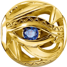 Thomas Sabo Eye of Horus Bead Charm - Gold/Dark Blue