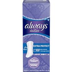 Duft Truseinnlegg Always Dailies Extra Protect Large 26-pack