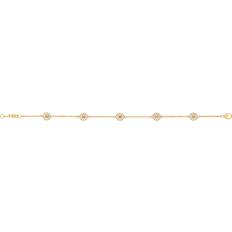 Georg Jensen Armbånd Georg Jensen Daisy Bracelet - Gold/White