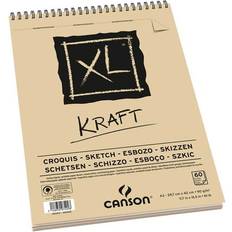 Braun Skizzen- & Zeichenblöcke Canson XL Kraft A3 60 sheets