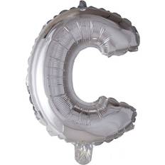 Bokstavballonger Hisab Joker Foil Ballon Letter C Silver