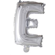 Hisab Joker Foil Ballon Letter E Silver