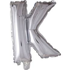 Hisab Joker Foil Ballon Letter K Silver