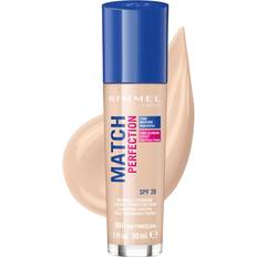 Rimmel Foundations Rimmel Match Perfection Foundation SPF20 #001 Fair Porcelain