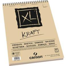 Braun Skizzen- & Zeichenblöcke Canson XL Kraft A4 60 sheets