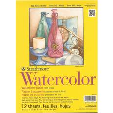 Watercolor Paper Strathmore 300 Series Water Colour Paper Cold Press Tape Bound 9x12" 300g 12 sheets