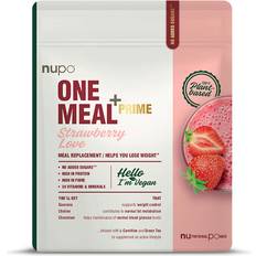 Jordbær Vektkontroll & Detox Nupo One Meal +Prime Strawberry Love 360g