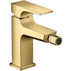 Wandmontage Bidetmischer Hansgrohe Metropol (32520990) Messing poliert