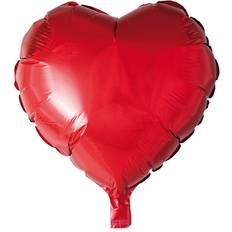 Røde Folieballonger Hisab Joker Foil Ballon Heart Red
