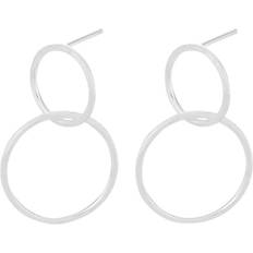Pernille Corydon Double Earrings - Silver