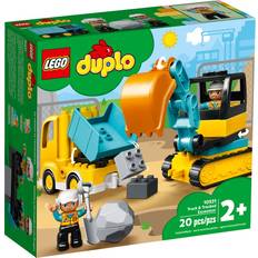 Lego Baustellen Spielzeuge Lego Duplo Truck & Tracked Excavator 10931